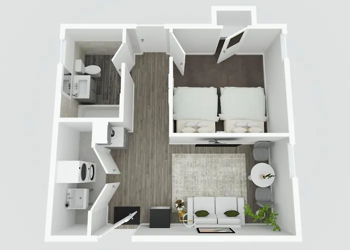 Apartment Modern W Private Entrance Washer Dryer Free Parking
